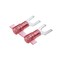 Panduit Fork Terminal, #8 Stud Size, 18 AWG, 600 V, Nylon Insulated, Red, Crimp Termination Only, 3000 PK PNF18-8F-3K - alternate 1